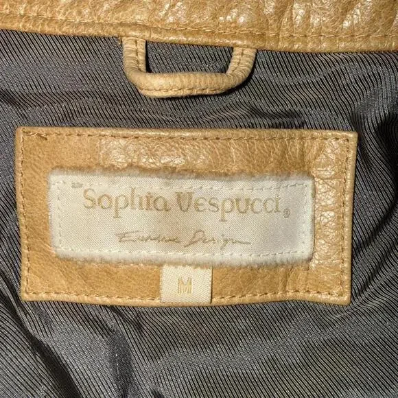 Sophia Vespucci Firenze Design genuine leather jacket - Picture 6 of 8